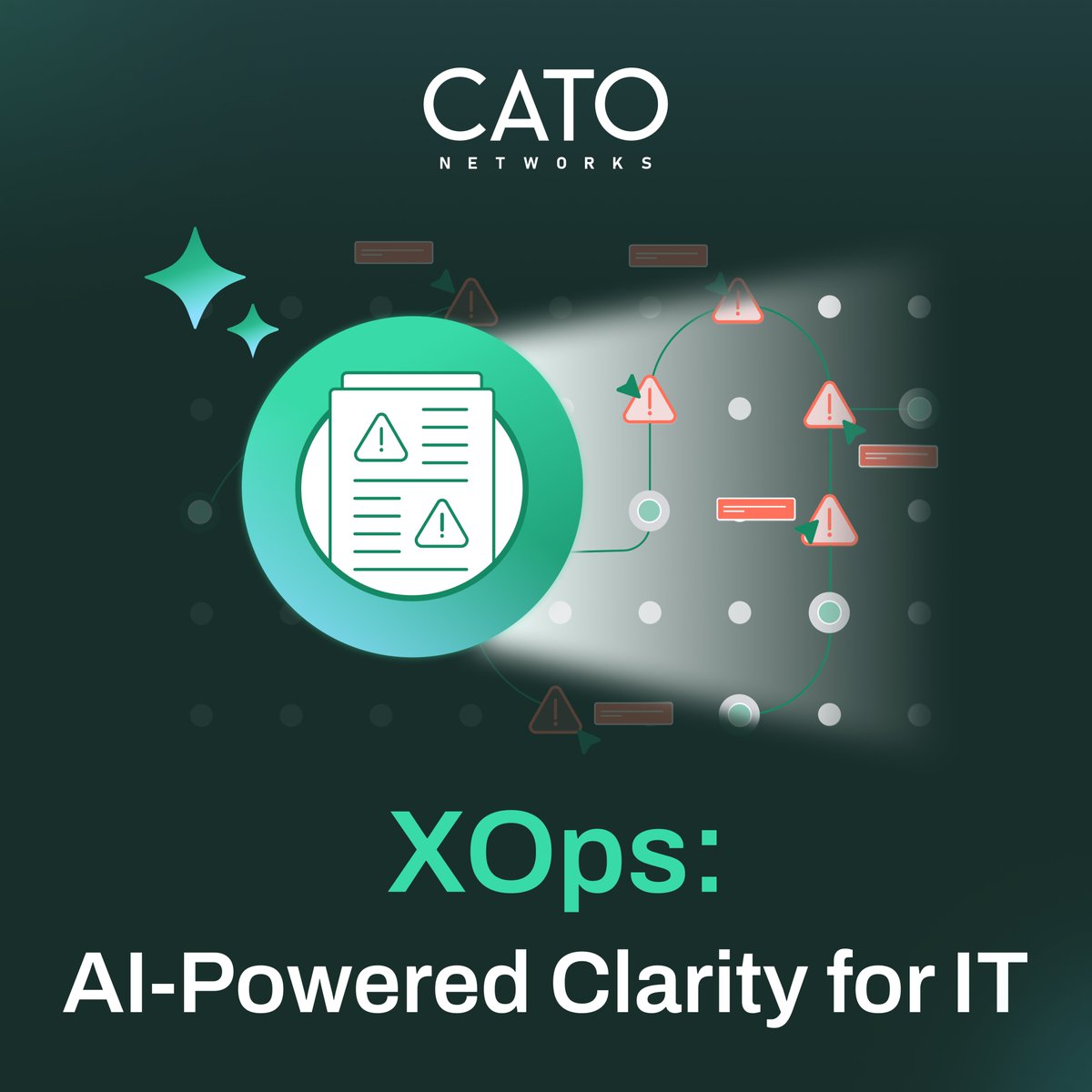 Too many alerts, too little clarity? 🫨 
Cato XOps brings security and network operations into one AI-powered platform that tells IT teams what really matters, and how to fix it 👉 catonetworks.com/blog/the-effic…

#AI #SASE