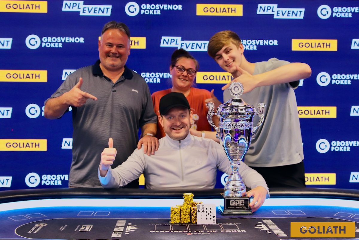 Live_Poker's tweet photo. Une victoire historique pour Paul Worsley lors du Main Event des GOLIATH GROSVENOR 2025 !
https://t.co/y4IE65wcIP
(Crédit photo : https://t.co/46WVsV5A12)
#grosvenor #goliath #coventry #mainevent #record #trophy #champion https://t.co/PGnmGSmSLR