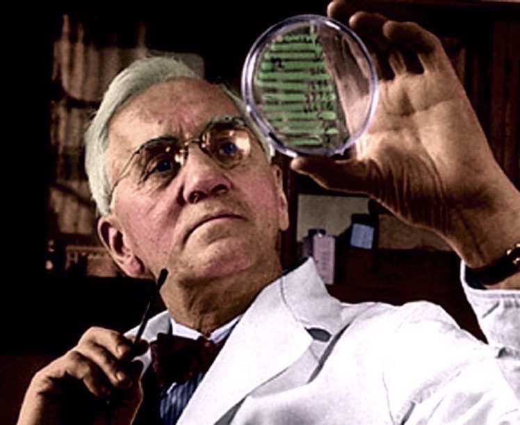 6 August 1881. Nobel prize-winning scientist Alexander Fleming was born in Lochfield, Scotland. He discovered penicillin which was later turned into a life-saving antibiotic drug by Howard Florey, Ernst Chain and their colleagues at Oxford University.