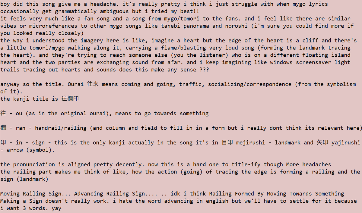 [ENG] MyGO!!!!! - Ourai (Coming and Going) Lyrics + title discussion
bandori.miraheze.org/wiki/Ourai