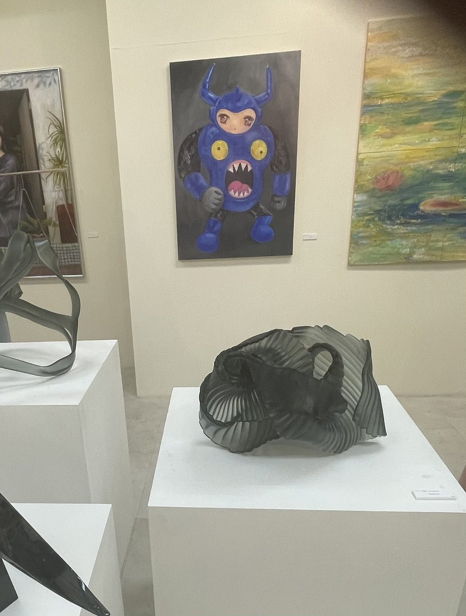 seramuseum's tweet photo. 福住画廊さんに来ています。 https://t.co/59tmLoXhWJ