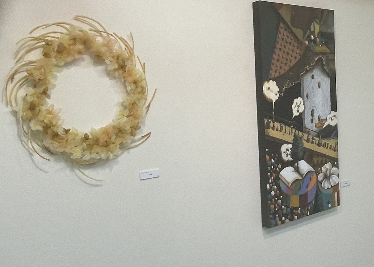 seramuseum's tweet photo. 福住画廊さんに来ています。 https://t.co/59tmLoXhWJ