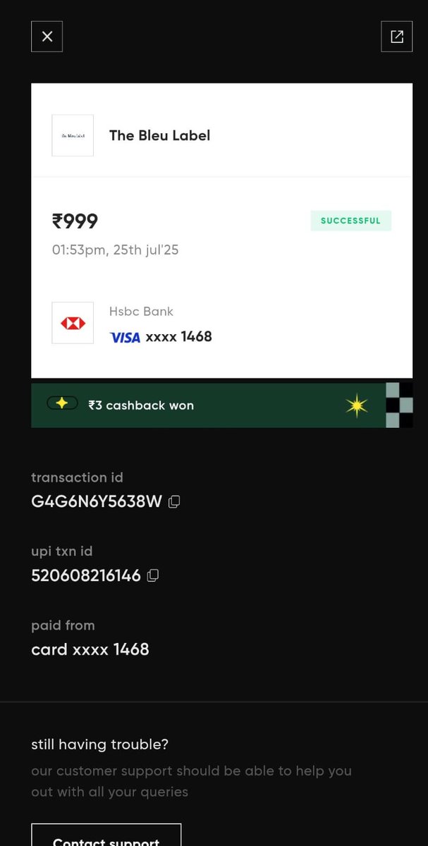 xngelo's tweet photo. @CRED_club Pls check if your retail partner @TheBleuLabel is genuine or a #fraud. I placed an order on Aug 25 via your app. Since then no confirmation or update from the vendor. Their phone 9500055578 isn't responding either. Noticed your brand mentioned on their website. #scam? https://t.co/HcCm5XALRO