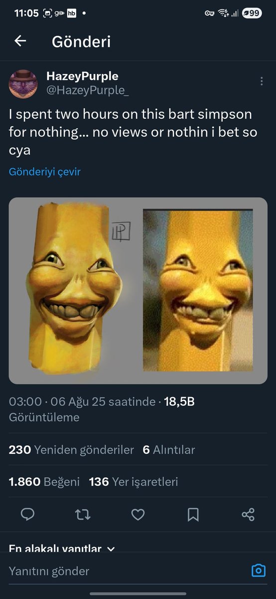 so when this guy draws and spends more time on the image in the left it gets 271 likes but a joke drawing gets almost 2k

fuck yall lol