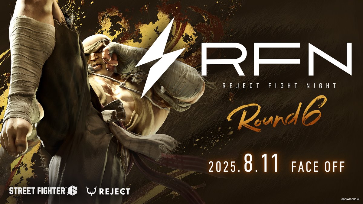 REJECT (@rc_reject) on Twitter photo 【REJECT FIGHT NIGHT Round6】
🗓️8月11日(月)
🗣️実況:大和周平 <a href="/YamatoShuhei/">FNATIC Yamato</a>
🗣️解説:ハメコ。 <a href="/hameko/">ハメコ。 / hameko</a>
メンバー発表はこのあと19:00‼️
📺REJECT YouTubeチャンネル
youtube.com/@REJECTesports…
#RFN6 【REJECT FIGHT NIGHT Round6】
🗓️8月11日(月)
🗣️実況:大和周平 <a href="/YamatoShuhei/">FNATIC Yamato</a>
🗣️解説:ハメコ。 <a href="/hameko/">ハメコ。 / hameko</a>
メンバー発表はこのあと19:00‼️
📺REJECT YouTubeチャンネル
youtube.com/@REJECTesports…
#RFN6