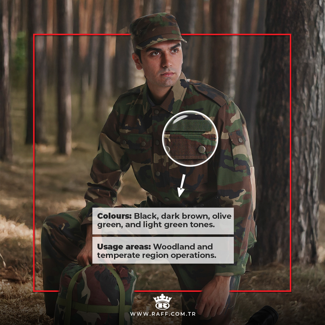 Superior camouflage for woodland &amp; temperate zones🌲

Tear-resistant fabric, reinforced stitching, quick-drying surface, built for comfort and durability in long-term operations.

🌍raff.com.tr
📞+90 535 052 68 22
✉️info@raff.com.tr

#RaffMilitaryTextile #Camouflage