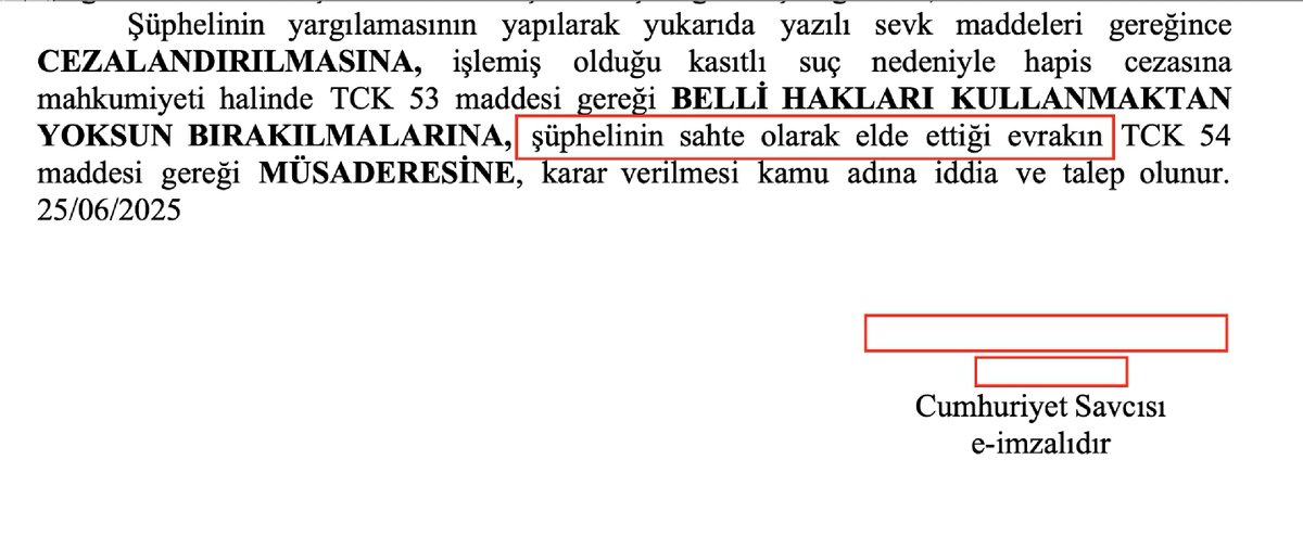 11 Eylül 2025 saat 13:00'te İstanbul 59. Asliye Ceza Mahkemesi'nde, "Zincirleme şekilde resmi belgede sahtecilik" suçu iddiasıyla yani sahtekarlık yaptığı gerekçesiyle 2 Yıl 6 Ay'dan 8 Yıl 9 Ay'a hadar hasip istemiyle yargılanacak olan Ekrem İmamoğlu ve avanesi, son 1 haftadır AK