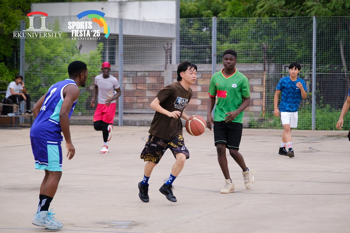 RKUniversity's tweet photo. Our students showcased their remarkable talent and team spirit during the basketball competition at RKU Sports Fiesta 2025, organized by Student Organizations Advisory Council (SOAC), RK University.
#rku #soac #sports #basketball #sportsfiesta #rkuniversity #rajkot #India https://t.co/I7ccP2QP7L