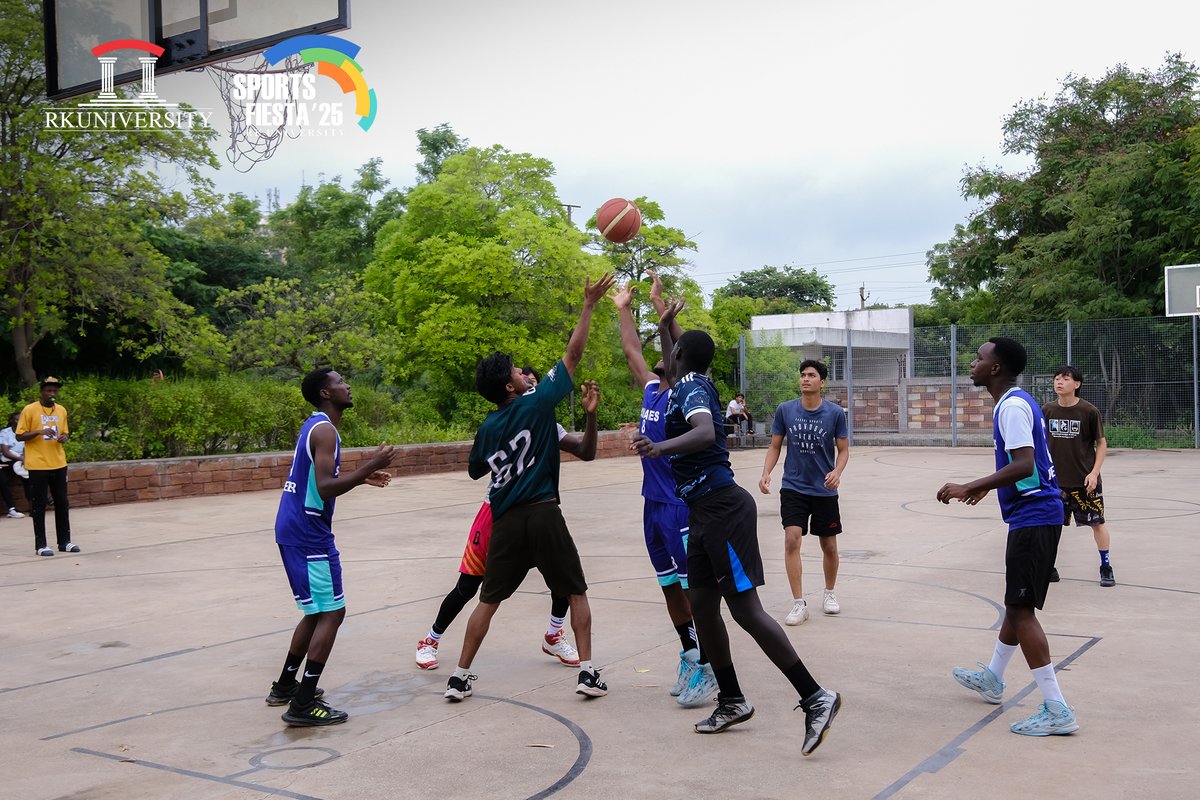 RKUniversity's tweet photo. Our students showcased their remarkable talent and team spirit during the basketball competition at RKU Sports Fiesta 2025, organized by Student Organizations Advisory Council (SOAC), RK University.
#rku #soac #sports #basketball #sportsfiesta #rkuniversity #rajkot #India https://t.co/I7ccP2QP7L
