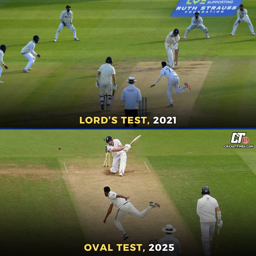 CricketTimesHQ's tweet image. Which final day performance from Team India do you consider the most impressive? 🧐

Lord&apos;s 2021 or Oval 2025

#ENGvsIND #LordsTest #theOvaTest #CricketTwitter