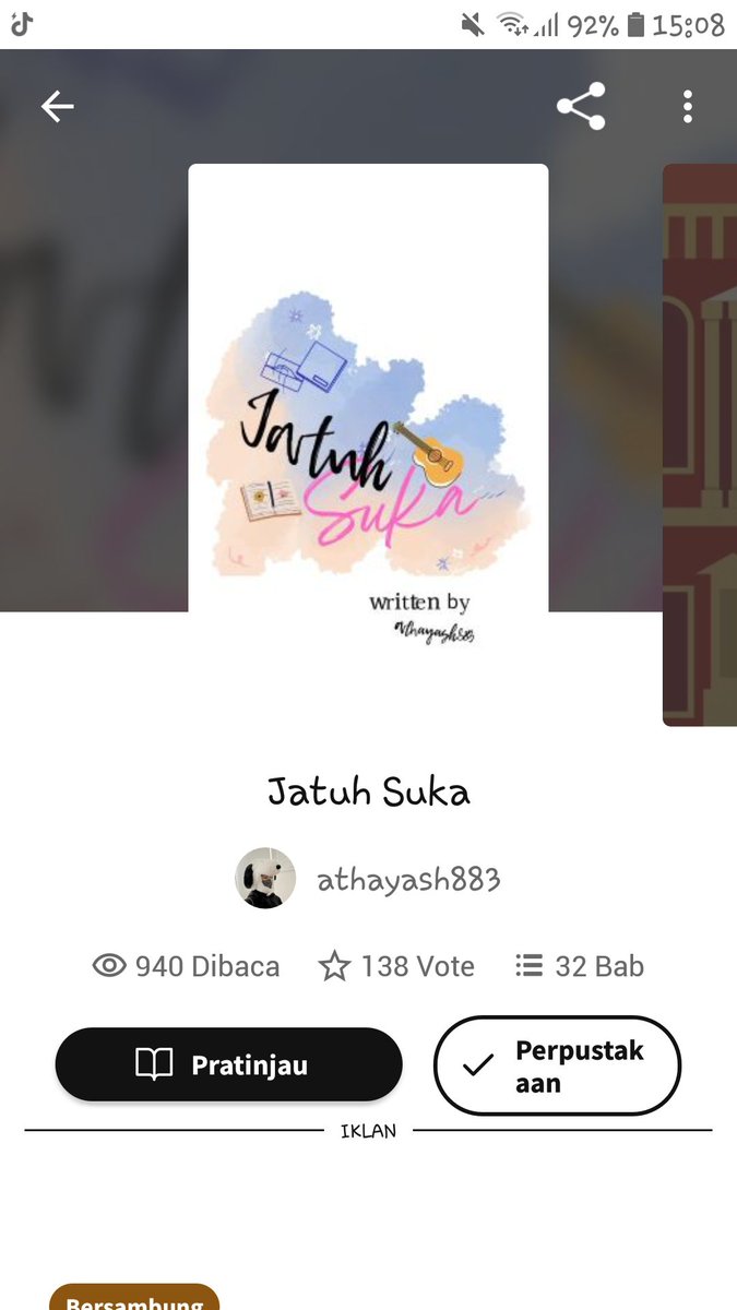 SoWriting's tweet photo. halo semuanya, aku punya wp #commonstel yang udah empat belas bab, pace hubungan mereka agak lambat sih T__T btw siapa tau mau mampir https://t.co/ErtuH1Ells