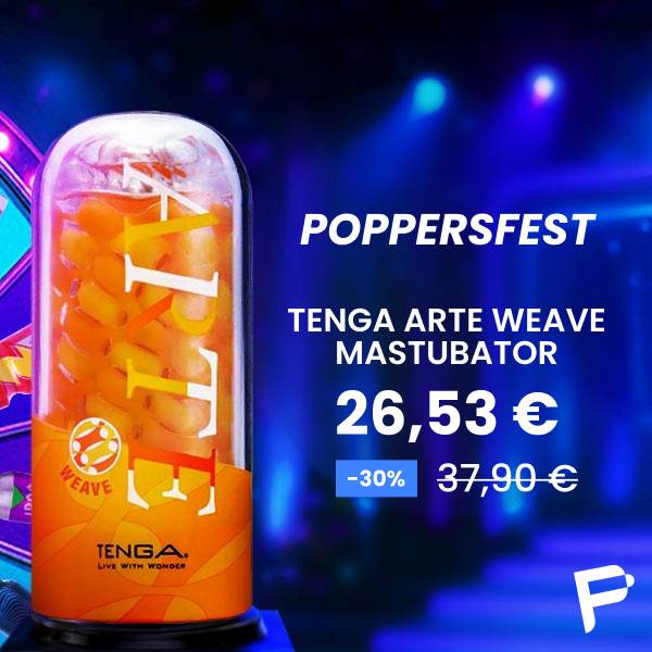 🎉 POPPERSFEST! 🎉

Entdecken Sie den TENGA Arte Weave Masturbator jetzt für nur 26,53 € statt 37,90 €.

💥 Sparen Sie 30 % und erleben Sie ein einzigartiges Gefühl!

Das Angebot endet heute um Mitternacht, verpassen Sie es nicht! 

➡️​ bit.ly/4muxaoX

#Poppers