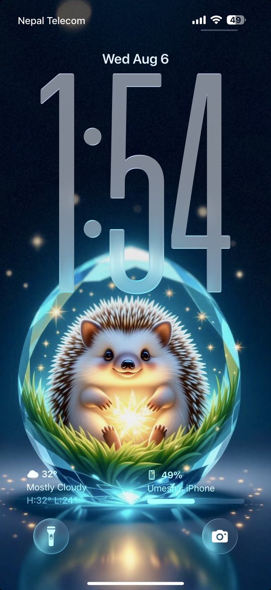 ptkums's tweet image. This wallpaper of my phone is made up with @grok. Isn’t it supercool ?? #grok #iphonewallpaper #customization #ios26