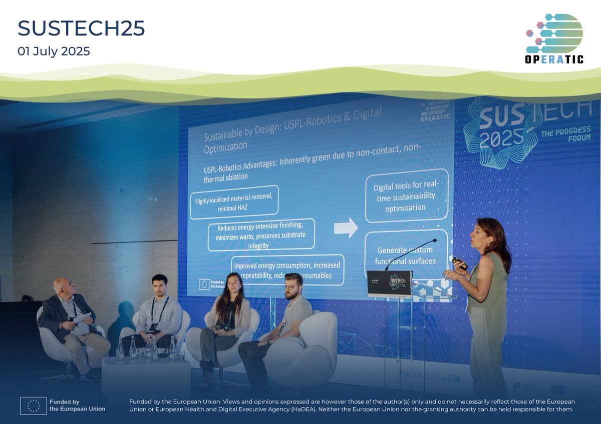 We recently participated in the inspiring SUSTECH25 conference, an event focused on technological solutions for sustainability.
#SUSTECH2025 #Future #Technology #Manufacturing #Photonics #ArtificialIntelligence #AI #Engineering #Robotics #MachineLearning