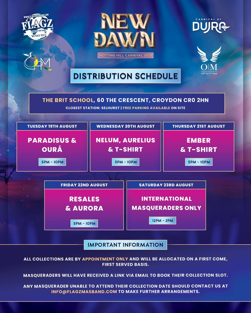 FLAGZ MAS | NEW DAWN | NHC 2025 tweet media