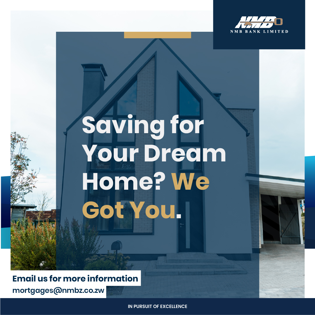 NMB Bank Zim (@nmbbankzim) on Twitter photo Access the NMB Mortgage facility and get a step closer to realizing your dream. Mortgages are available for stand in St Ives Chinhoyi and Hopeville Bulawayo. Let us help you turn that dream into reality. 
#NMBConnect #NMBBank Access the NMB Mortgage facility and get a step closer to realizing your dream. Mortgages are available for stand in St Ives Chinhoyi and Hopeville Bulawayo. Let us help you turn that dream into reality. 
#NMBConnect #NMBBank