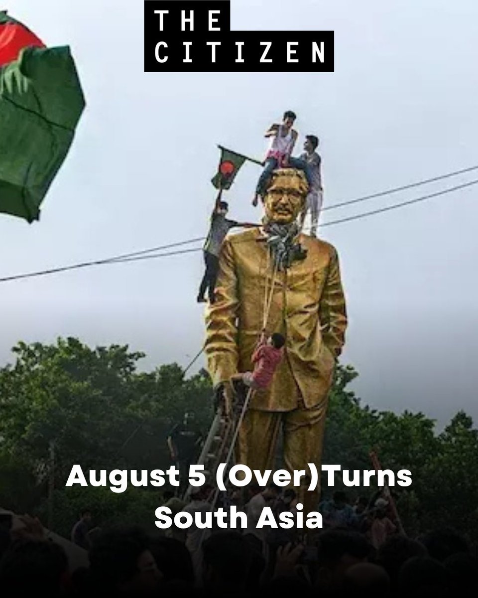 August 5—a date of upheaval across South Asia:
🇧🇩 Hasina fled Bangladesh
🇵🇰 Imran Khan jailed
🇮🇳 Article 370 scrapped
P.K. Balachandran on the momentous events reshaping the region:
🔗 thecitizen.in/in-depth/augus…
#SouthAsia #Kashmir #ImranKhan #Bangladesh