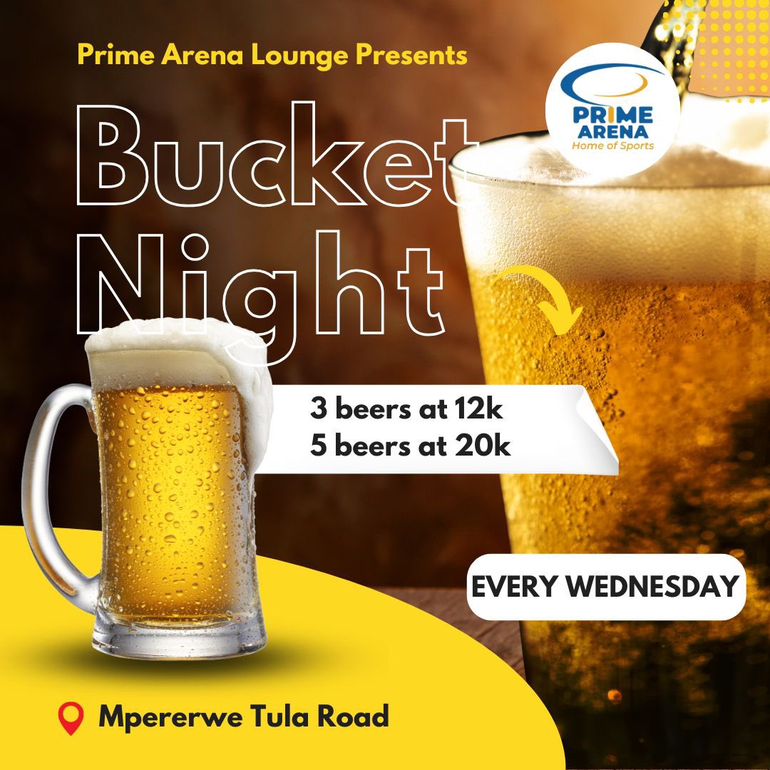 Today is beer day only at Prime arena 🍺🔥

#bucketnight #primearena