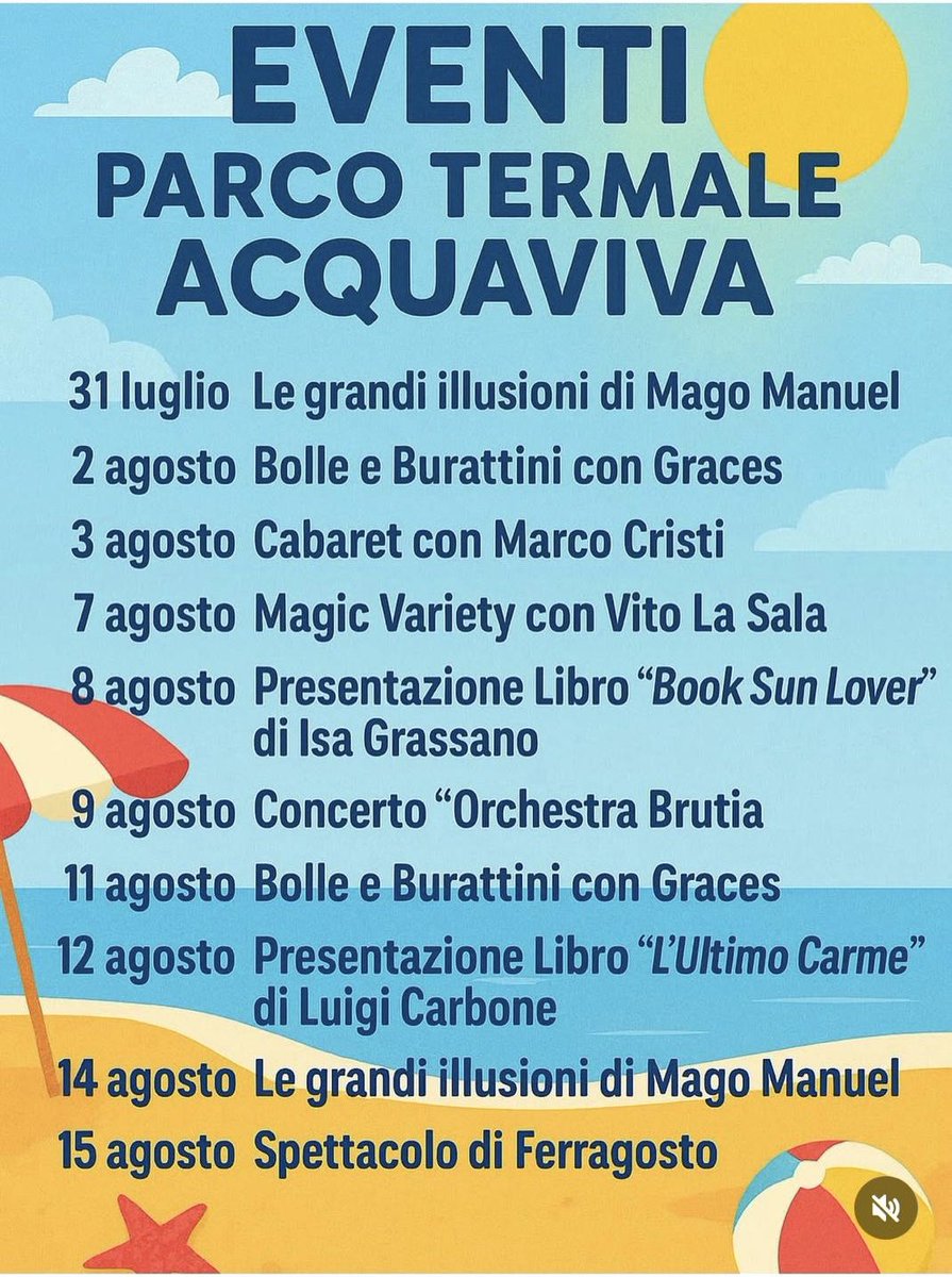 Quante ne sapete? 
Una serata per divertirsi con i quiz, scoprire insieme tante curiosità su #viaggi e #libri.
 
📌Vi aspettiamo venerdì 8 agosto, alle 21.30
Terme Luigiane, Acquappesa (Cs)

Book Sun Lover 📚 (<a href="/giraldieditore/">Giraldieditore</a> )

#presentazionelibro #termeluigiane #booksunlover