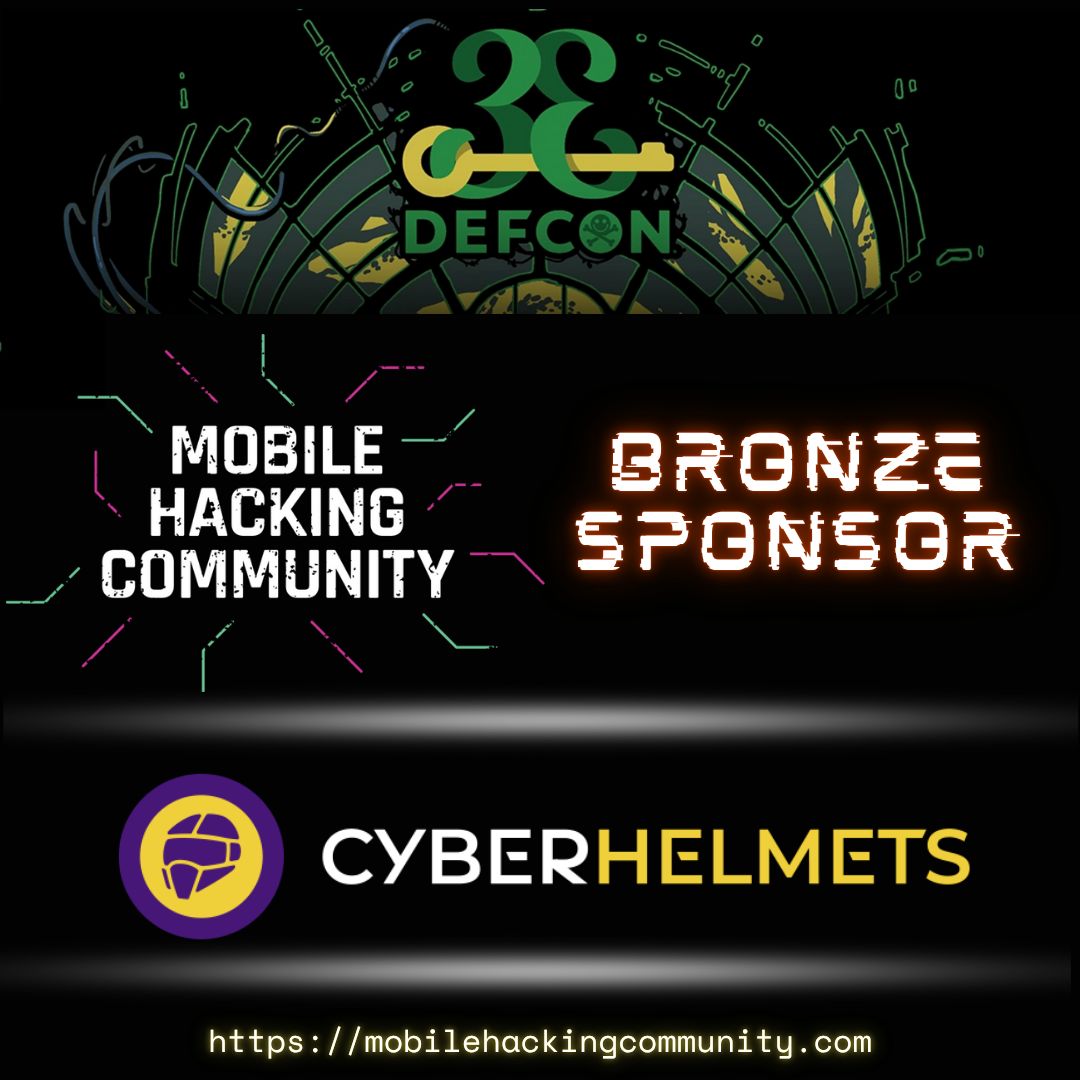 #DEFCON33 kicks off soon in Las Vegas and we’re excited to join the <a href="/mobhackingcom/">mobilehackingcommunity</a> as Bronze Sponsor of their first-ever dedicated space for mobile hackers at <a href="/defcon/">DEF CON</a>.

Drop by and meet the crew! 👾

#CyberHelmets #DEFCON33 #DEFCON #MobileSecurity #MobileHackingCommunity