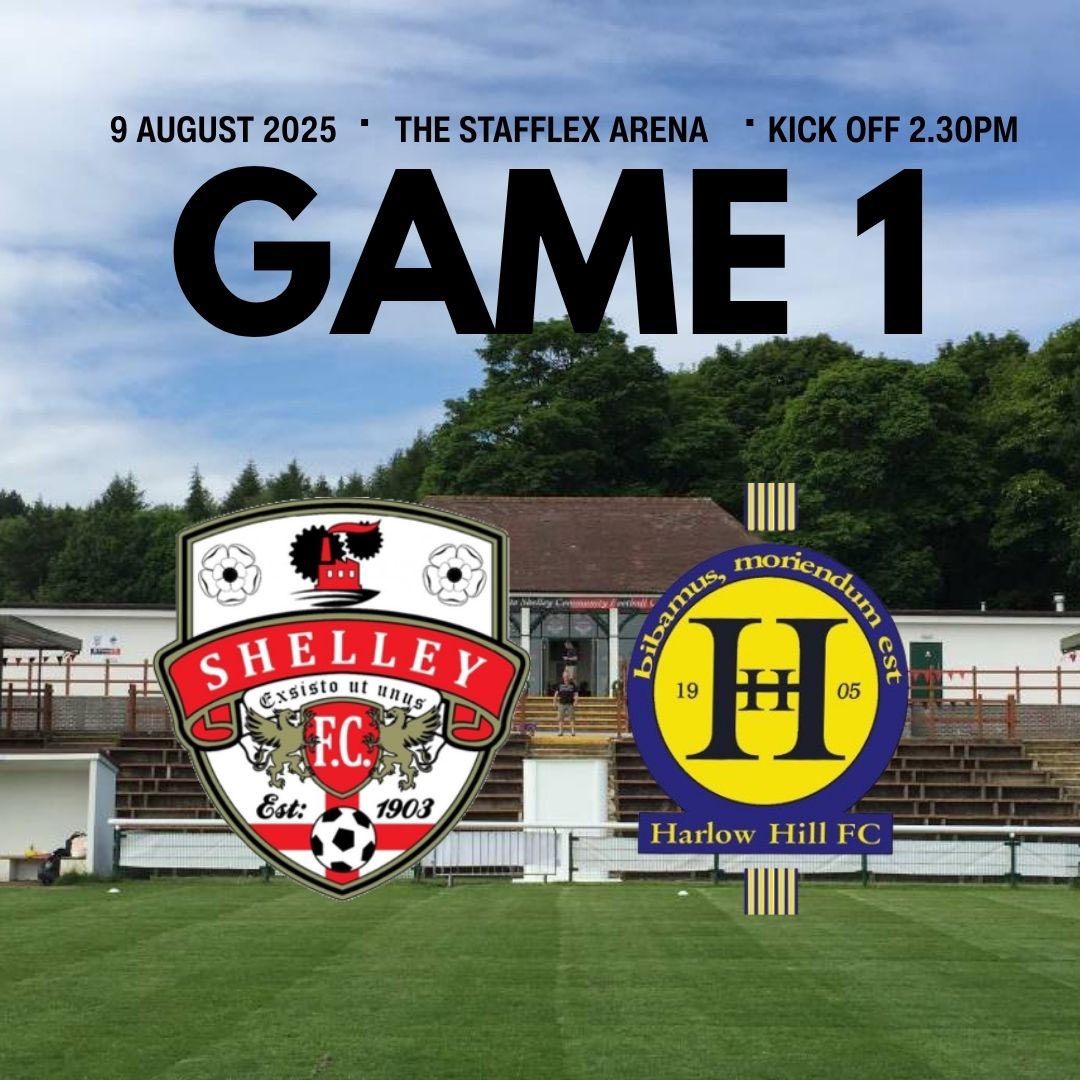 📆 Our WYL side kick off the season at home against <a href="/HarlowHillFC/">Harlow Hill FC 🏆</a>!

Previous meetings have been tight, with both sides sharing the spoils — this one promises to be a cracking opener! 👊⚽️ #WYL #ShelleyCFC
