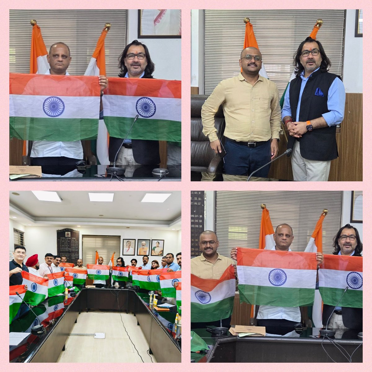 manishseth's tweet photo. Let's celebrate 'Har Ghar Tiranga' under Azadi Ka Amrit Mahotsav! 🇮🇳
A meeting was held under the @DMCentralDelhi Sh G Sudhakar's  chairmanship, encouraging citizens to proudly hoist the national flag at homes and business premises.
#HarGharTiranga2025 
@narendramodi @AmitShah https://t.co/qDe7HvW04h