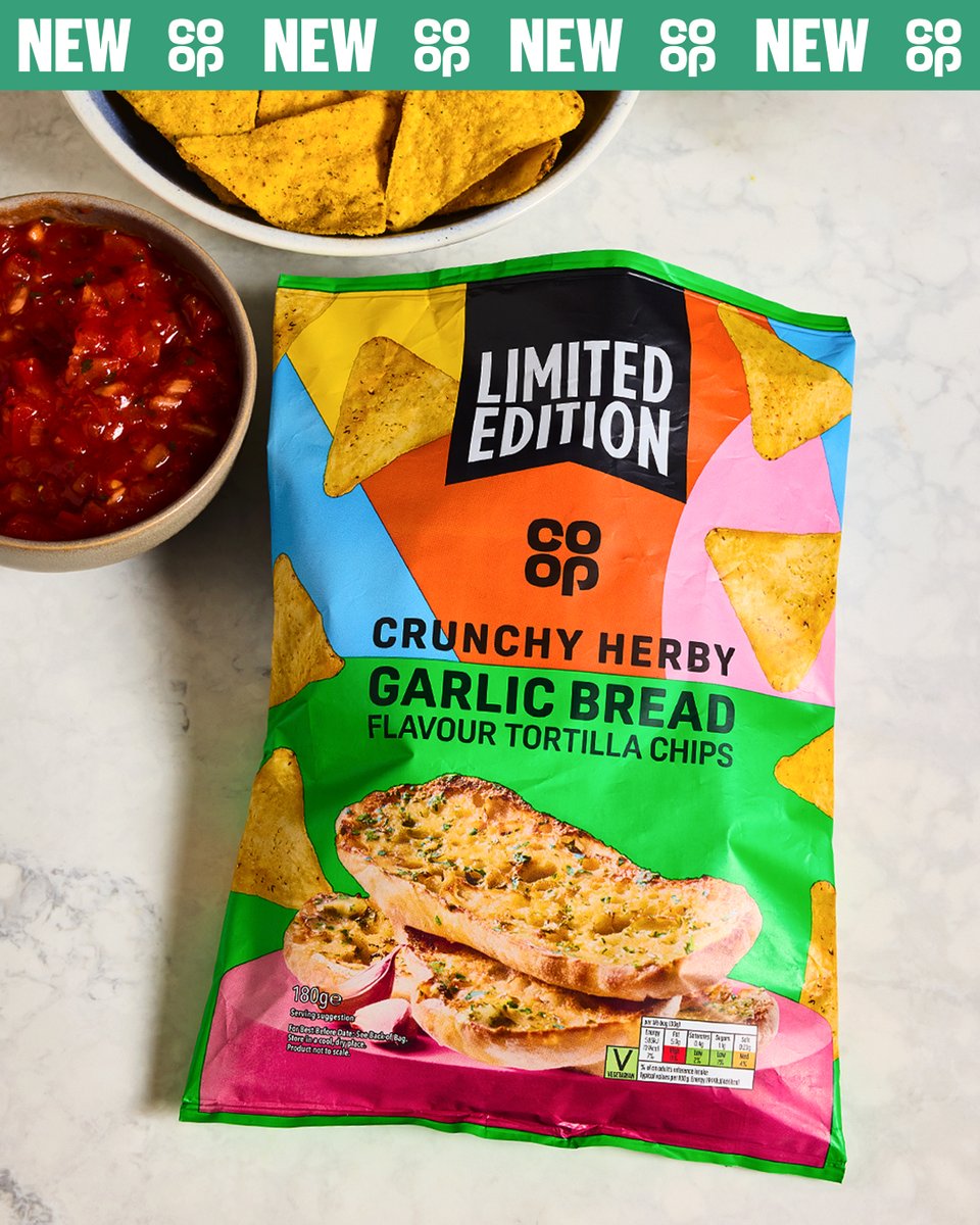 Garlic lovers, you're in for a treat with this one 😋  Available for a limited time only in your local <a href="/coopuk/">Co-op</a> 🙌  coop.uk/4mW5rhY