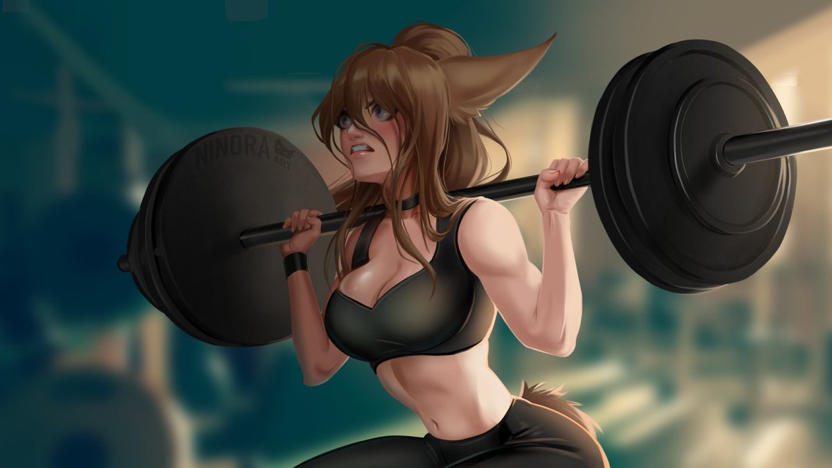 Ninora_art's tweet photo. I am doing workout!

#vtuber #AnimeArt #art #ENVtuber #animegirl https://t.co/qN5JLL0KUm