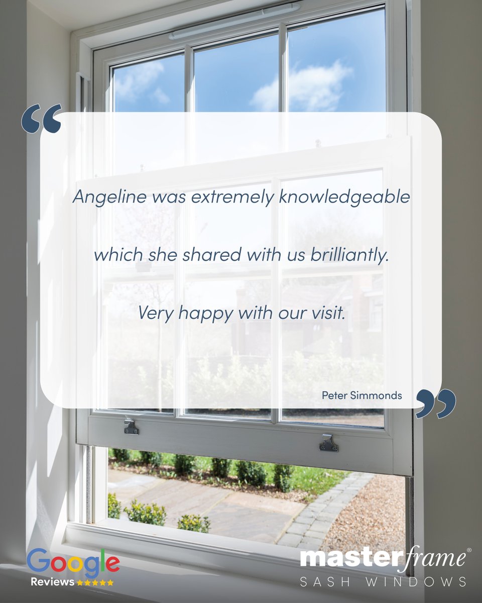 We’re always extremely happy to support our customers, it’s what drives us.

See the review on Google Reviews - zurl.co/7Ebcj

To find out more about Masterframe Sash Windows visit zurl.co/fmhHk

☎️  01376 510410

#UPVCSashWindows #SashWindows