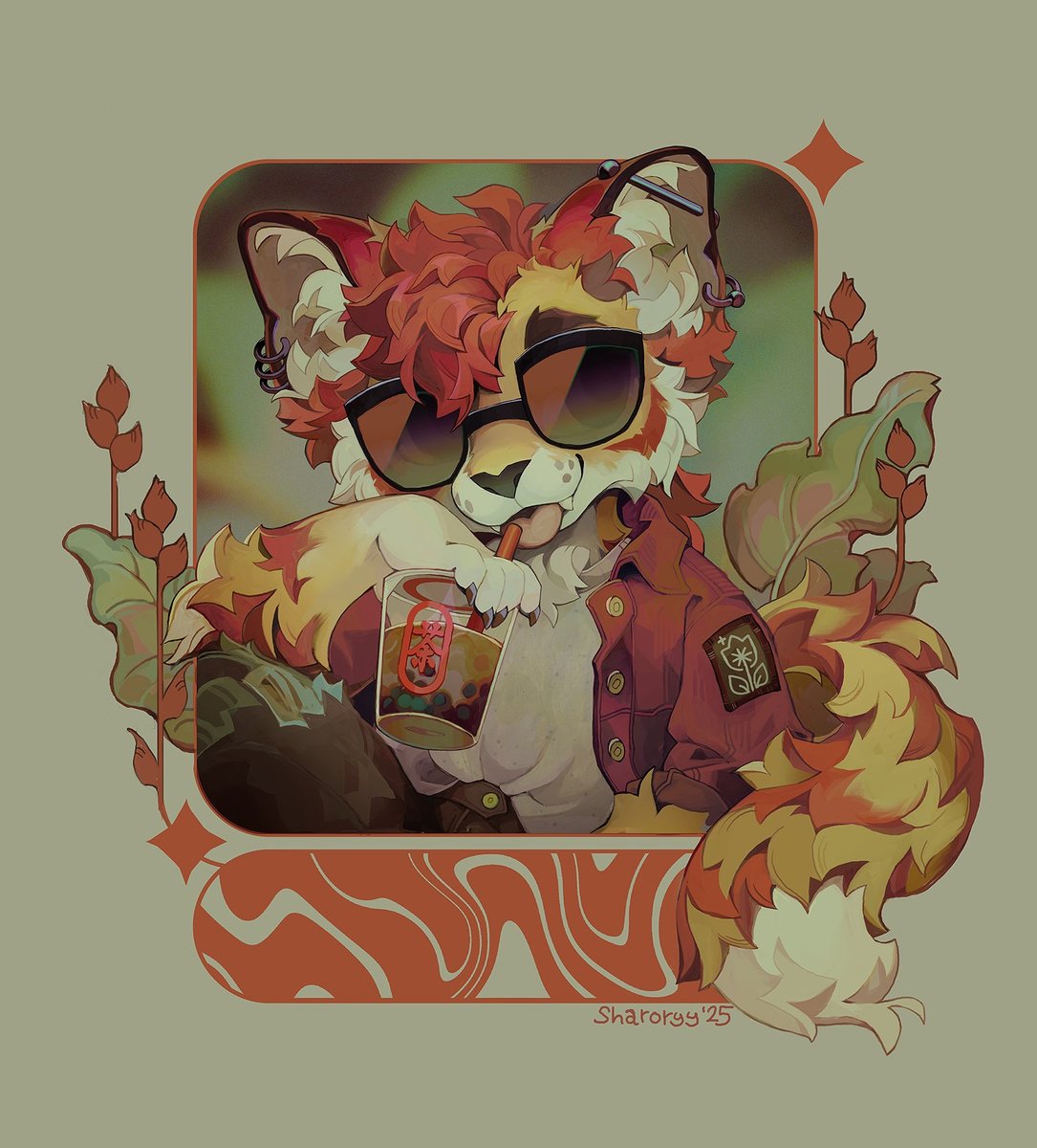commission for @ herutastic.bsky.social 🍣🍣🍣