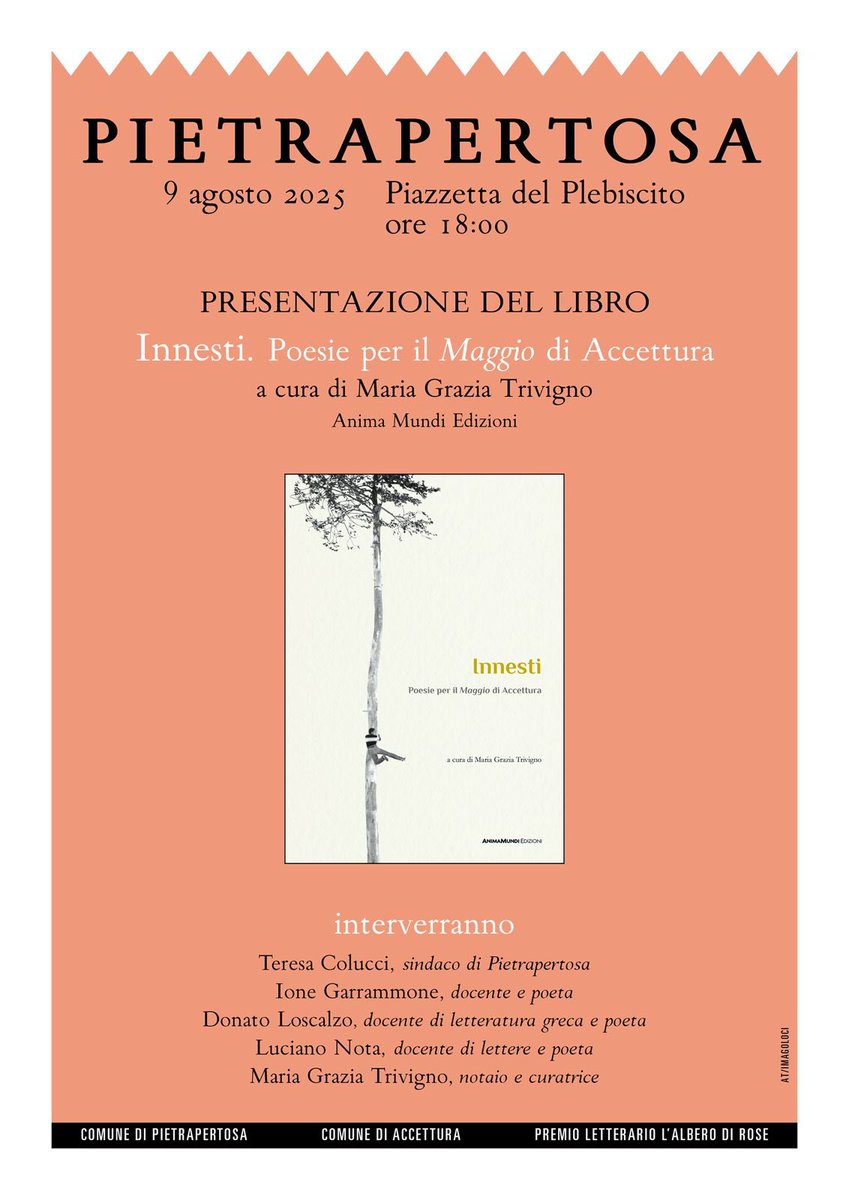 Vi aspettiamo a #Pietrapertosa, tra #poesia e #cultiarborei 
<a href="/alberodirose/">L'albero di rose</a>