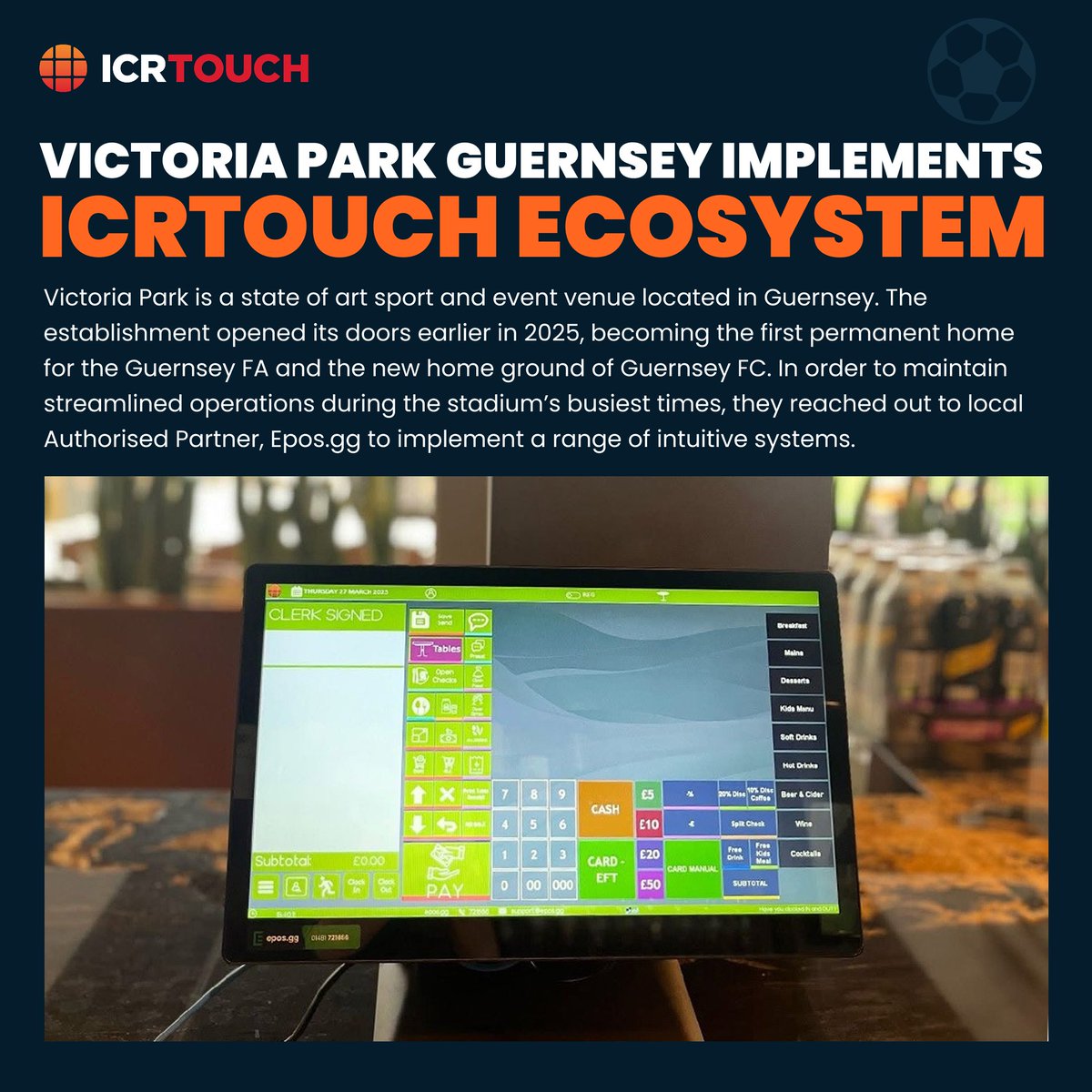 Check out our latest case study!⚽️

Read the full article below👇🏼
icrtouch.com/articles/case-…