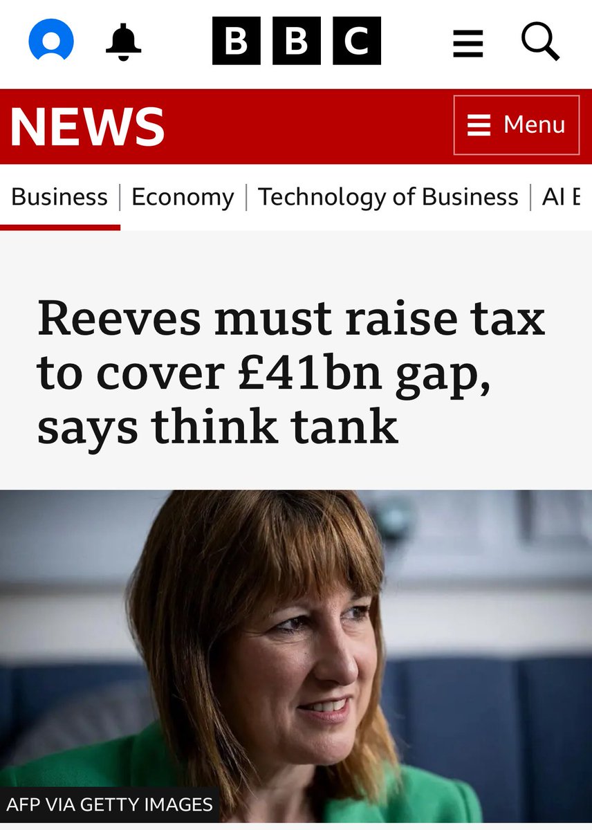 Rachel Reeves’ dishonesty has come back to bite her. 

And deservedly so. 

She made up the “£22bn Black Hole” (no independent source validated the figure). It was just a political attack line. 

But it was always going to be a bear trap for her.