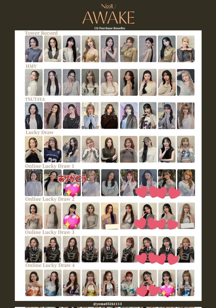 NiziU AWAKE オンライン ラキドロ 5/11 トレカ マユカ ③ AWAKE