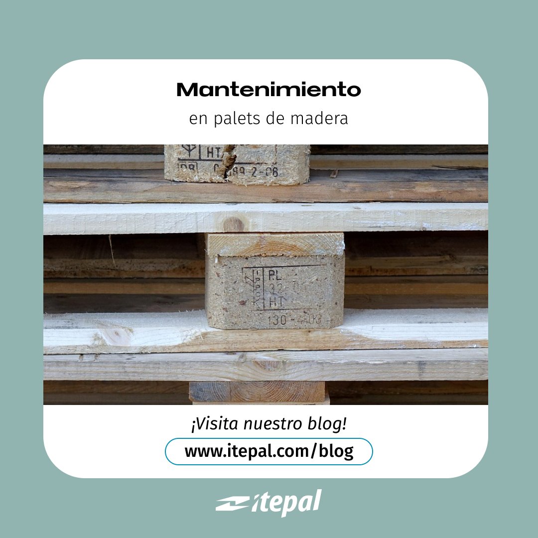 ⚙️​ El mantenimiento de palets es crucial. Adoptar prácticas de mantenimiento preventivo mejora la longevidad de los palets de madera. ¿Quieres saber más? Visita nuestro blog: itepal.com/impacto-del-ma…