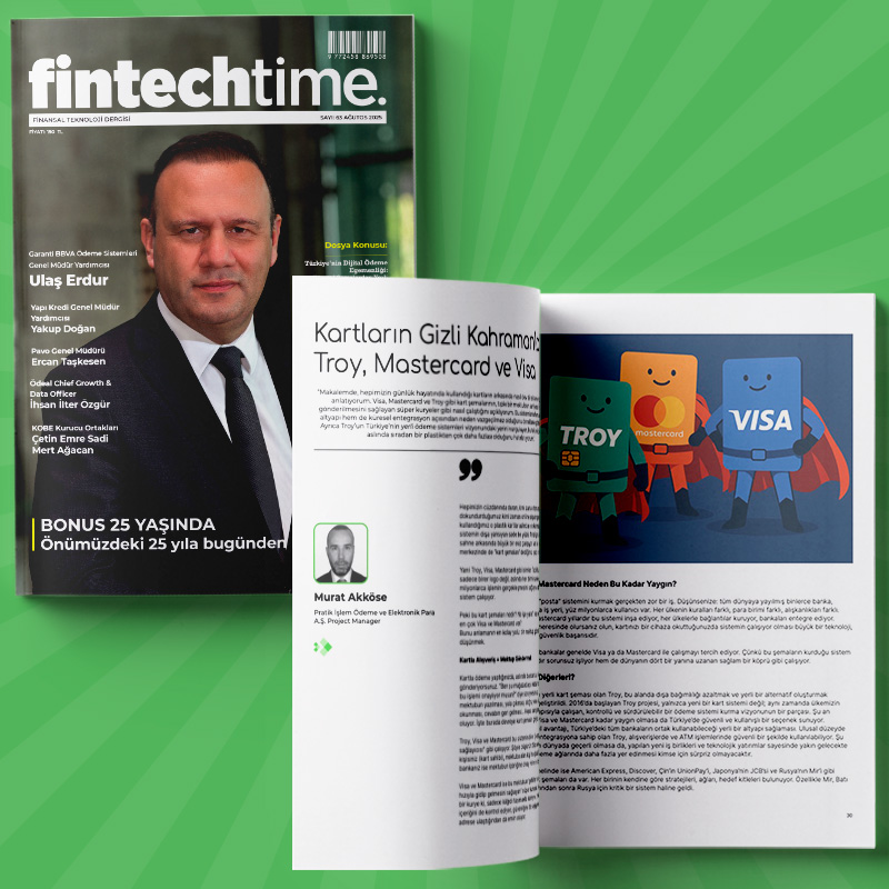 Pratik İşlem Ödeme ve Elektronik Para A.Ş. Project Manager Murat Akköse, Fintechtime Ağustos sayısı için yazdı “Kartların Gizli Kahramanları: Troy, Mastercard ve Visa”.

Makaleyi okumak için:
fintechtime.com/2025/08/kartla…