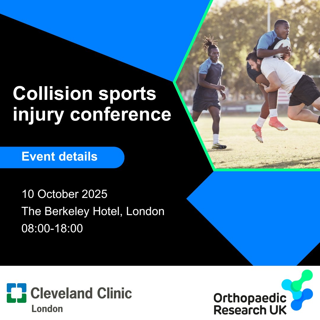 Orthopaedic Research UK (@or_uk) on Twitter photo 🚨Collision sports injury conference
Join leading experts to explore complex injuries in high-impact sports.🔗Register: bit.ly/COLSI <a href="/PhysioATOCP/">ATOCP Physio</a> <a href="/theshoulderdoc/">Lennard Funk</a> <a href="/BOSTAA_UK/">BOSTAA</a> <a href="/physiosinsport/">ACPSEM</a> <a href="/TheSSTofficial/">Sports Therapists</a> <a href="/BritOrthopaedic/">BOA</a> <a href="/bota_uk/">BOTA</a> <a href="/kashakhtar/">Kash Akhtar</a> <a href="/PhysioMACP/">MACP</a> <a href="/ShoulderGeek1/">Jo Gibson</a> 🚨Collision sports injury conference
Join leading experts to explore complex injuries in high-impact sports.🔗Register: bit.ly/COLSI <a href="/PhysioATOCP/">ATOCP Physio</a> <a href="/theshoulderdoc/">Lennard Funk</a> <a href="/BOSTAA_UK/">BOSTAA</a> <a href="/physiosinsport/">ACPSEM</a> <a href="/TheSSTofficial/">Sports Therapists</a> <a href="/BritOrthopaedic/">BOA</a> <a href="/bota_uk/">BOTA</a> <a href="/kashakhtar/">Kash Akhtar</a> <a href="/PhysioMACP/">MACP</a> <a href="/ShoulderGeek1/">Jo Gibson</a>