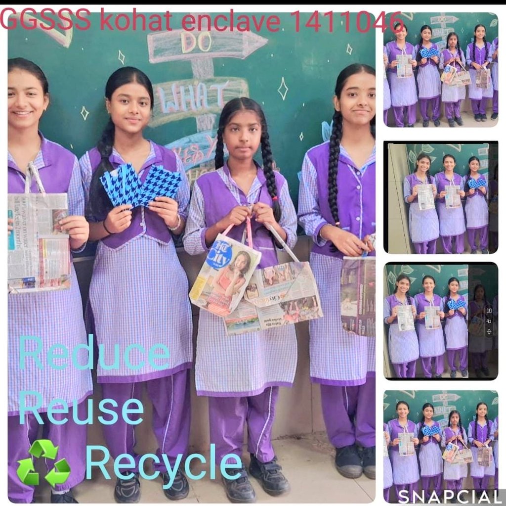 Dir_Education's tweet photo. दिल्ली के स्कूलों में आज दिनभर 'Reduce, Reuse, Recycle' गतिविधियाँ चल रही हैं। छात्र पुराने अखबार, बोतलें आदि जुटा रहे हैं, कक्षा की सफाई कर रहे हैं और कचरे को तीन श्रेणियों में बाँट रहे हैं। पर्यावरण के प्रति जागरूकता दिख रही है।
#3Rs #EachOneCleanOne
#DelhiKoKoodeSeAzadi https://t.co/Kd28NKiphg