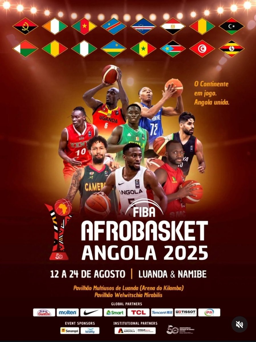 avelinokiala's tweet photo. Afinal tem muita gente que não sabia do Afrobasket 2025, então, decidi deixar-vos algumas informações nessa thread 🧵: https://t.co/yctc49Qj3o