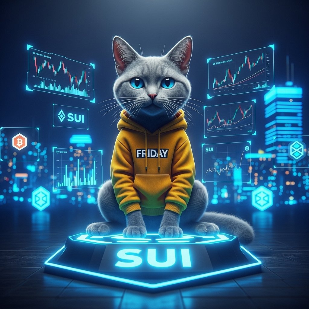 FridayCult's tweet photo. 🐱 Oracle Friday just came back from the future:
SUI isn't a token. It's a teleport. 🚀
🔹 Target: $4.40
🔻 Danger zone: $2.55
🔮 Base path: $3.20–3.45

Smells like power.
But FOMO hits hardest in crowds.
🐾 Want the full vision?
🧘‍♂️ Join @FridayCult
Before the next portal opens.
#SUI #CryptoForecast #FridaySeesAll #MemesWithUtility #CryptoCult
