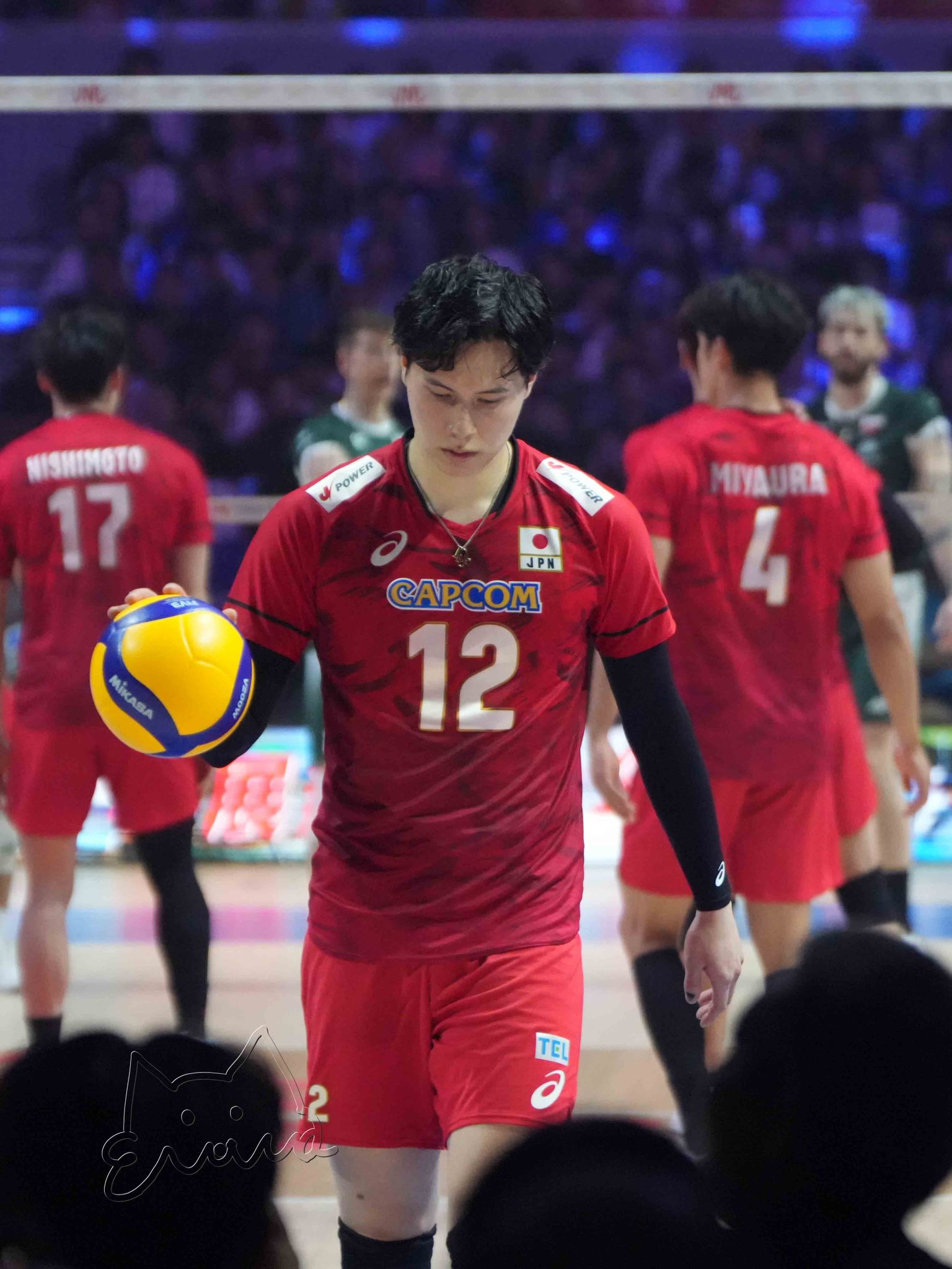 高橋藍 モバガチャ 髙橋藍 龍神NIPPON バレーボール モバガチャ ネーションズリーグ