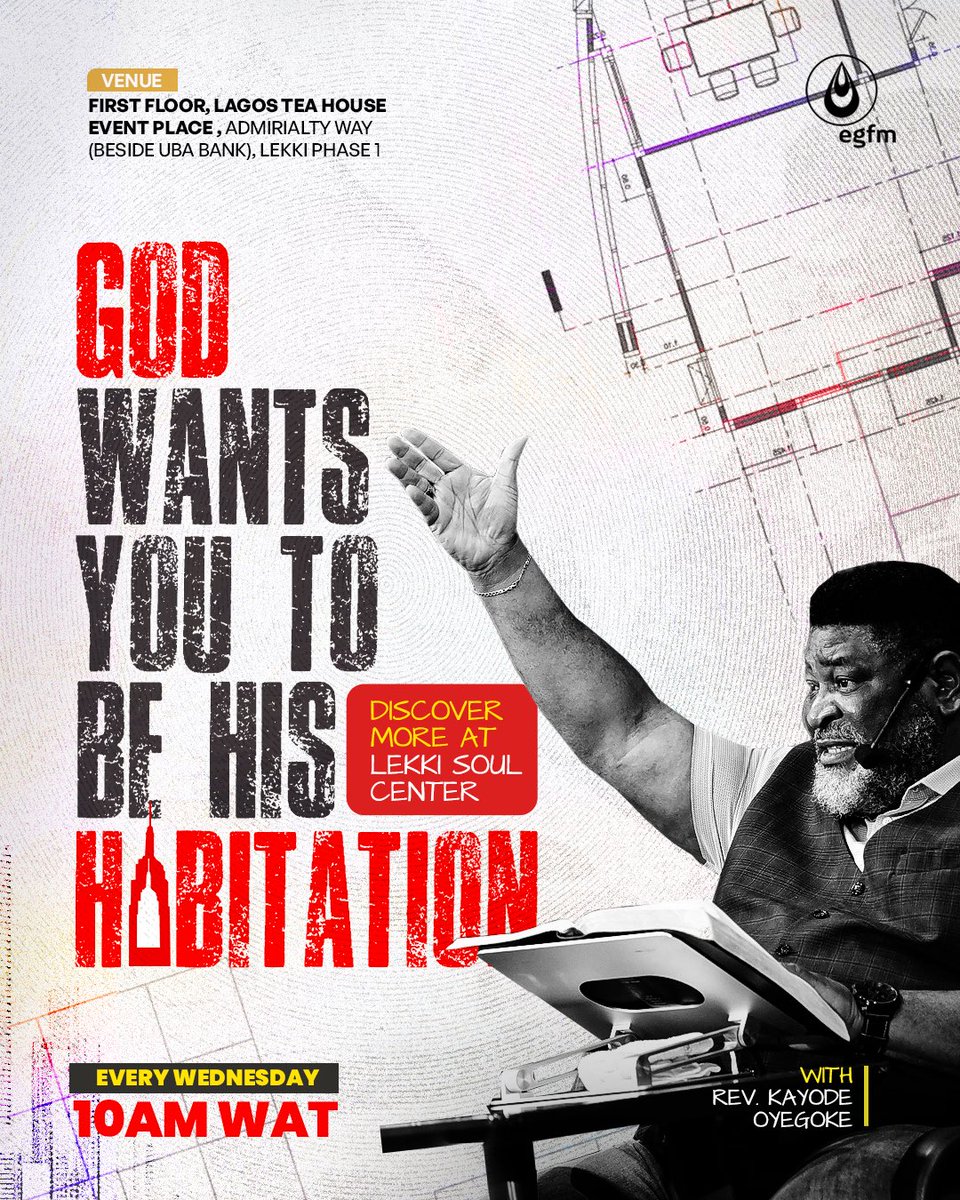 DON'T MISS LEKKI SOUL CENTRE TODAY!

As we earnestly await the great visitation of the Lord to us in the coming weeks, it is worth noting that the Lord has already started to speak to us.

Like footprints in the sand that lead to a certain destination, every meeting holds in