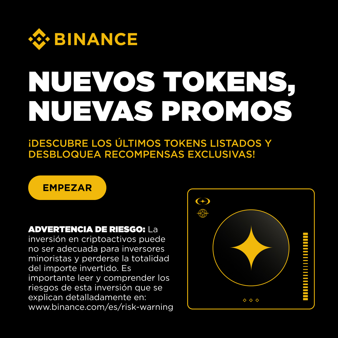 Descubre todas nuestra últimas promociones relacionadas con tokens recién listados en #Binance 
👉 binance.com/es/events/new-…