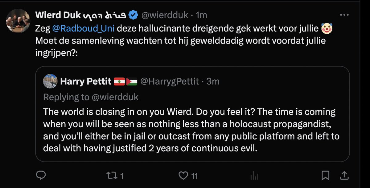 Reneeke (@reneeke1111) on Twitter photo Mijn naam is niet <a href="/wierdduk/">Wierd Duk ܦܝܪܬ ܕܘܟ</a> . Wel sta ik voor een groot gedeelte achter zijn zienswijzen, vooral als die gaan over Gaza en asiel.
Soms vragen mensen, met hun volle naam op X, zich af waarom veel mensen een alias gebruiken. Nou, hierom dus. Ik wil niet achterna gezeten worden door Mijn naam is niet <a href="/wierdduk/">Wierd Duk ܦܝܪܬ ܕܘܟ</a> . Wel sta ik voor een groot gedeelte achter zijn zienswijzen, vooral als die gaan over Gaza en asiel.
Soms vragen mensen, met hun volle naam op X, zich af waarom veel mensen een alias gebruiken. Nou, hierom dus. Ik wil niet achterna gezeten worden door