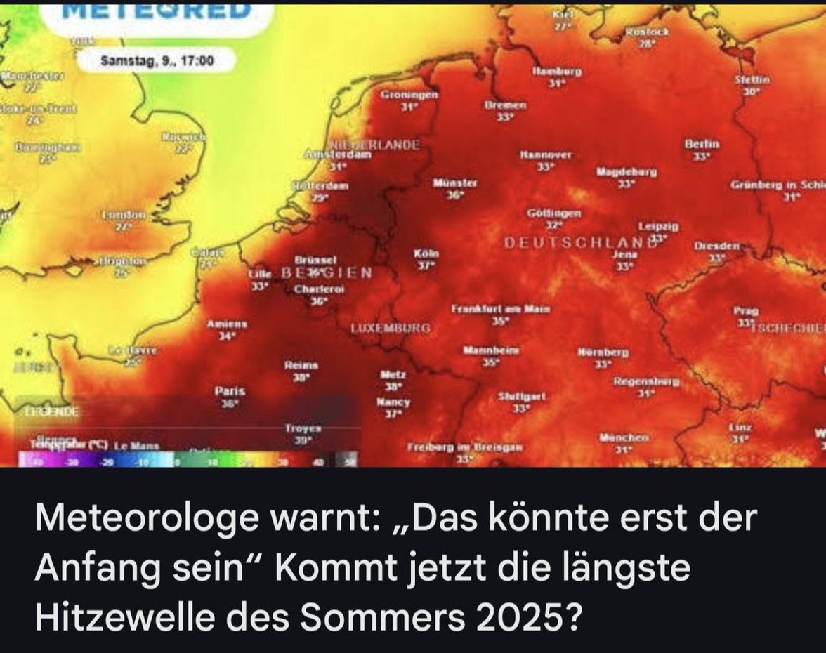 Ich stell mich mal auf Dauerregen ein😏