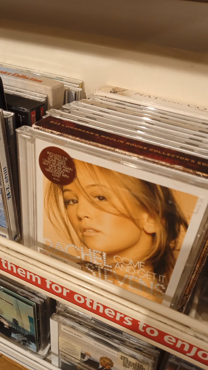 #BrokenBritain #ComeAndGetIt by #RachelStevens abandoned in a #charity shop - probably the best group to solo star pop album ever released #SClub7 #SomeGirls #SoGood #NegotiateWithLove #ISaidNeverAgain and my absolute favourite #FunnyHow