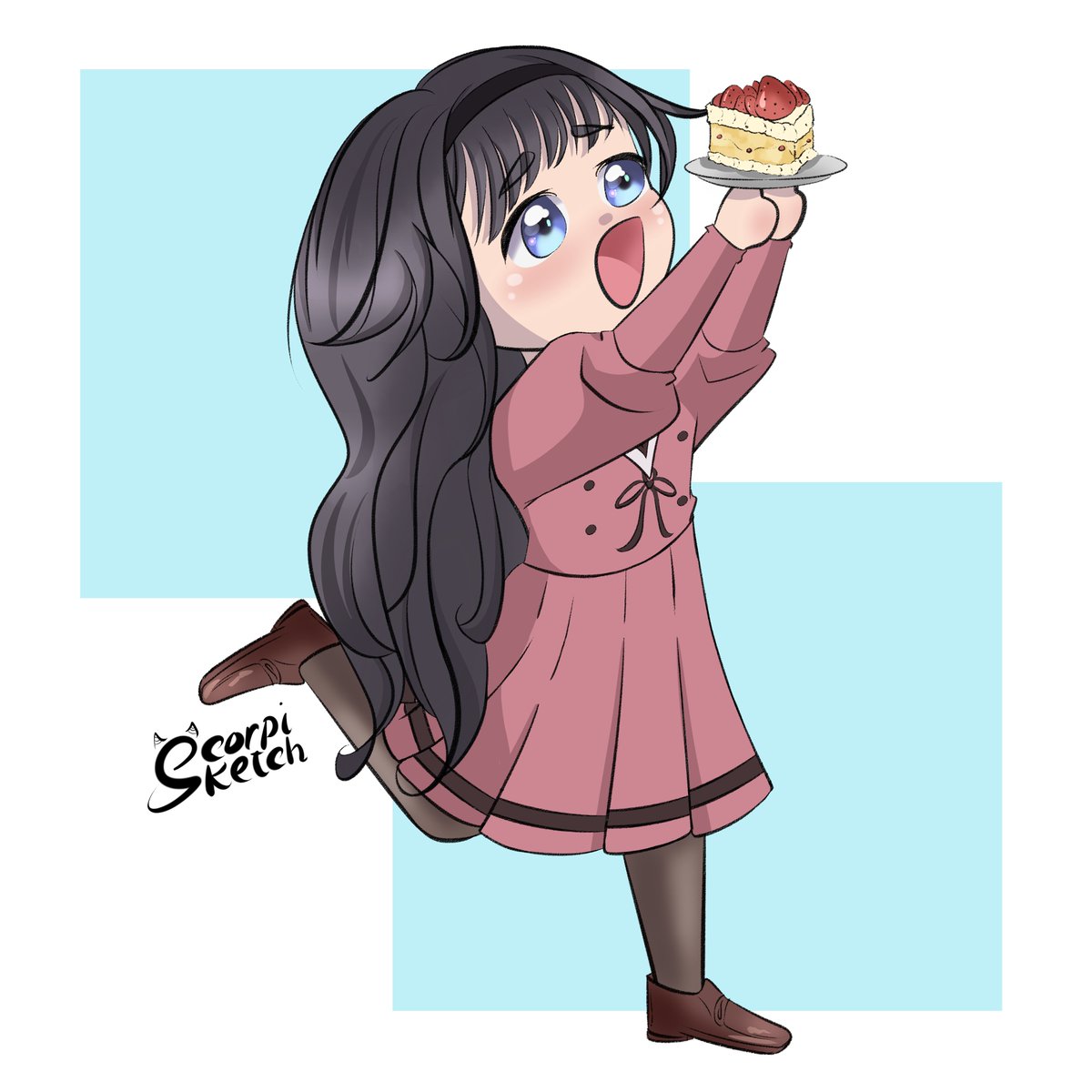 Waguri Kaoruko 🍰🩷
#Wagurikaoruko  #chibiart