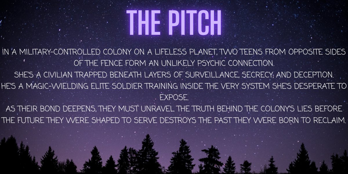 serin_rose38's tweet photo. 🚀#Agentguide for Project Sunset (title withheld)
#YA #SFF | Standalone w/ clear saga/series potential
~80k words | #Q (soon) | #AmEditing

In a world of secrets and lies, how far would you go to discover who you are?

#questpit #WritingCommunity #agentsguide