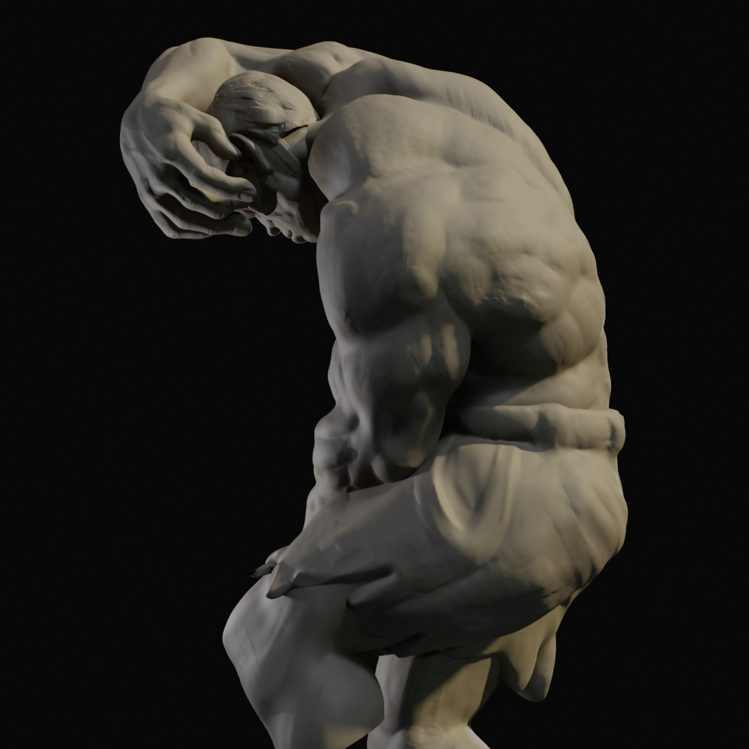 templar_monk's tweet photo. Práctica de anatomía de torso, siguiendo las clases de Rafa Souza. 

#zbrush #zbrushsculpt #zbrushart #3dmodeling https://t.co/Wrj4seyXaW