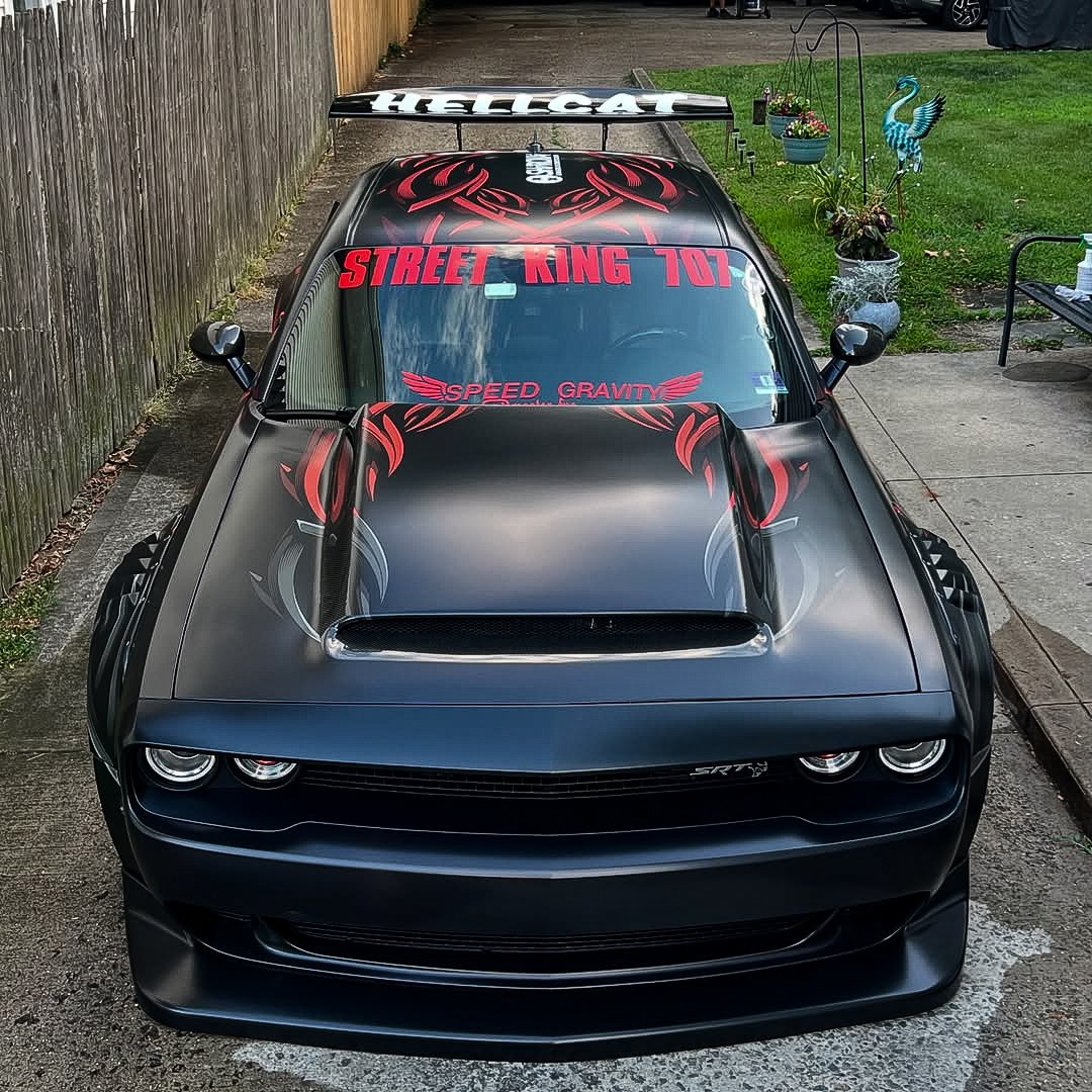 LXandBeyondNats's tweet photo. #TopViewTuesday @Dodge Challenger SRT Hellcat Custom Widebody. 📷: @master_fns_ | https://t.co/tvCB2uG5Wi  https://t.co/Gvk3Bai8ii